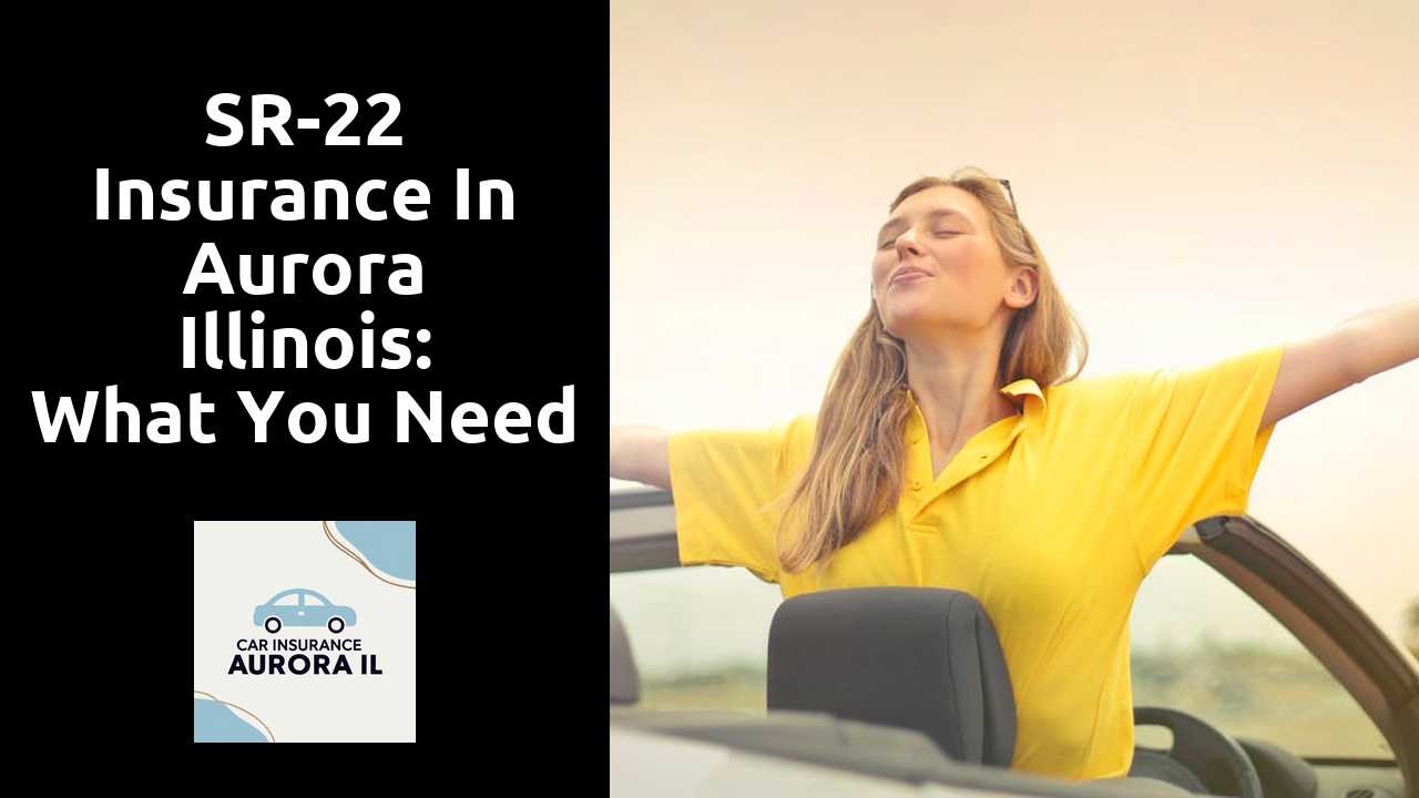 SR-22 Insurance in Aurora Illinois: What You Need to Know